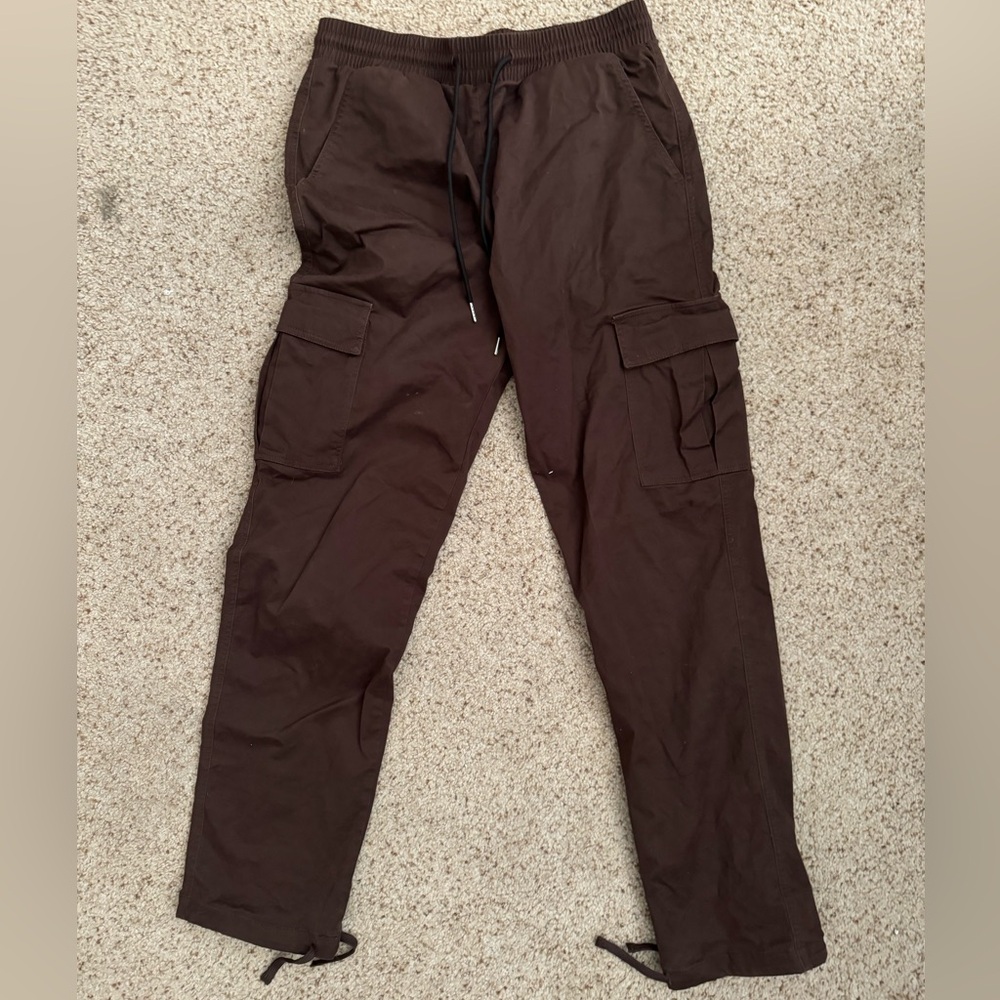 Brown cargo pants
